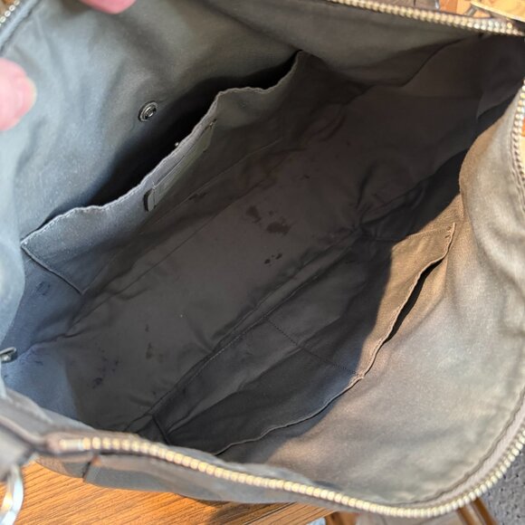 COACH Gray Pebbled Leather Shoulder/Hobo Bag - Picture 12 of 16